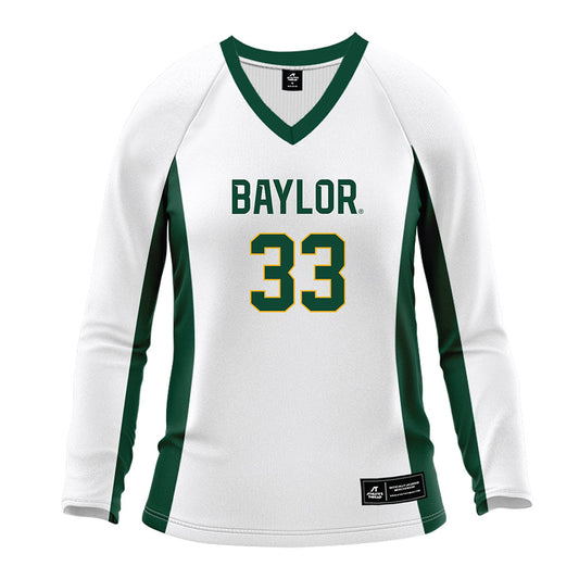 Baylor - NCAA Women's Volleyball : Jules Hernandez - White Volleyball Jersey-0