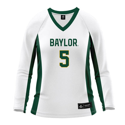 Baylor - NCAA Women's Volleyball : Lacy Tinnell - White Volleyball Jersey-0