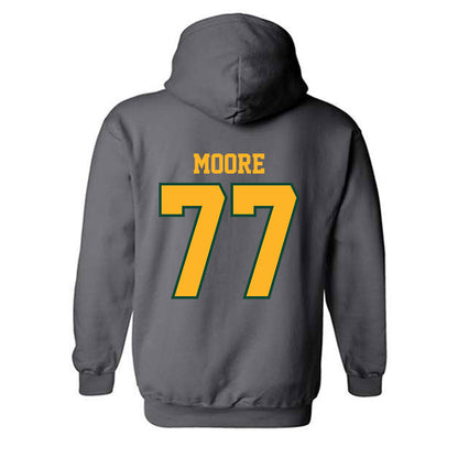Baylor - NCAA Football : Logan Moore - Classic Shersey Hooded Sweatshirt-1