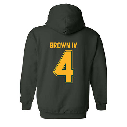 Baylor - NCAA Football : Louis Brown IV - Classic Shersey Hooded Sweatshirt-1
