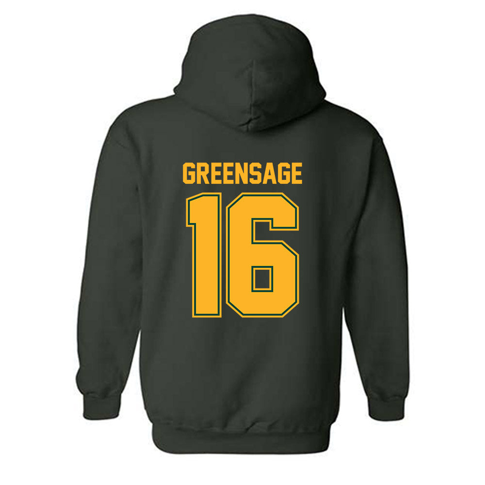 Baylor - NCAA Women's Soccer : Tatum Greensage - Classic Shersey Hooded Sweatshirt-1