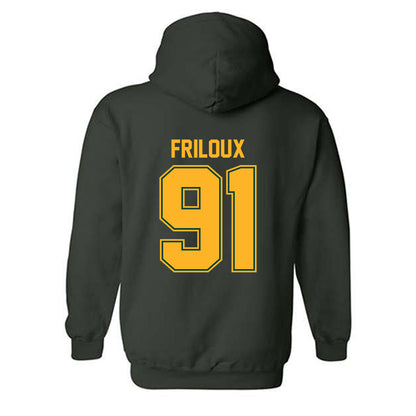Baylor - NCAA Football : Adonis Friloux - Classic Shersey Hooded Sweatshirt-1