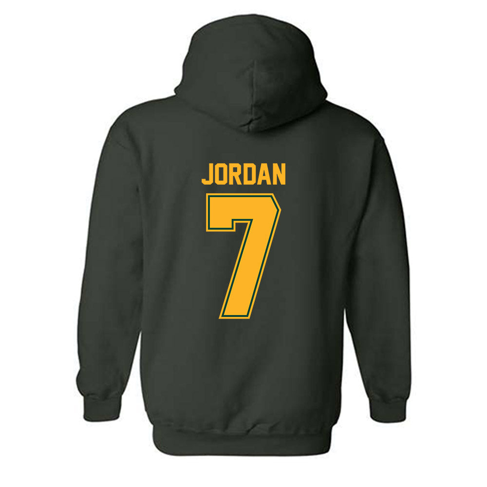 Baylor - NCAA Football : Devon Jordan - Classic Shersey Hooded Sweatshirt-1