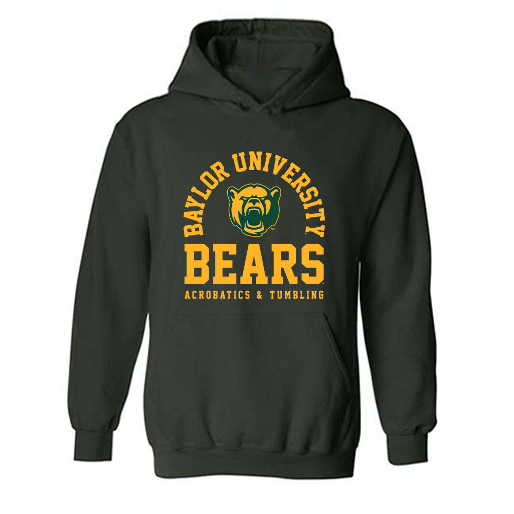 Baylor - NCAA Acrobatics & Tumbling : Mo Arthur - Classic Shersey Hooded Sweatshirt-0