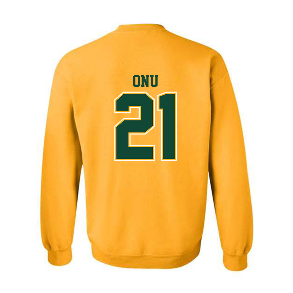 Baylor - NCAA Football : Bo Onu - Classic Shersey Crewneck Sweatshirt-1