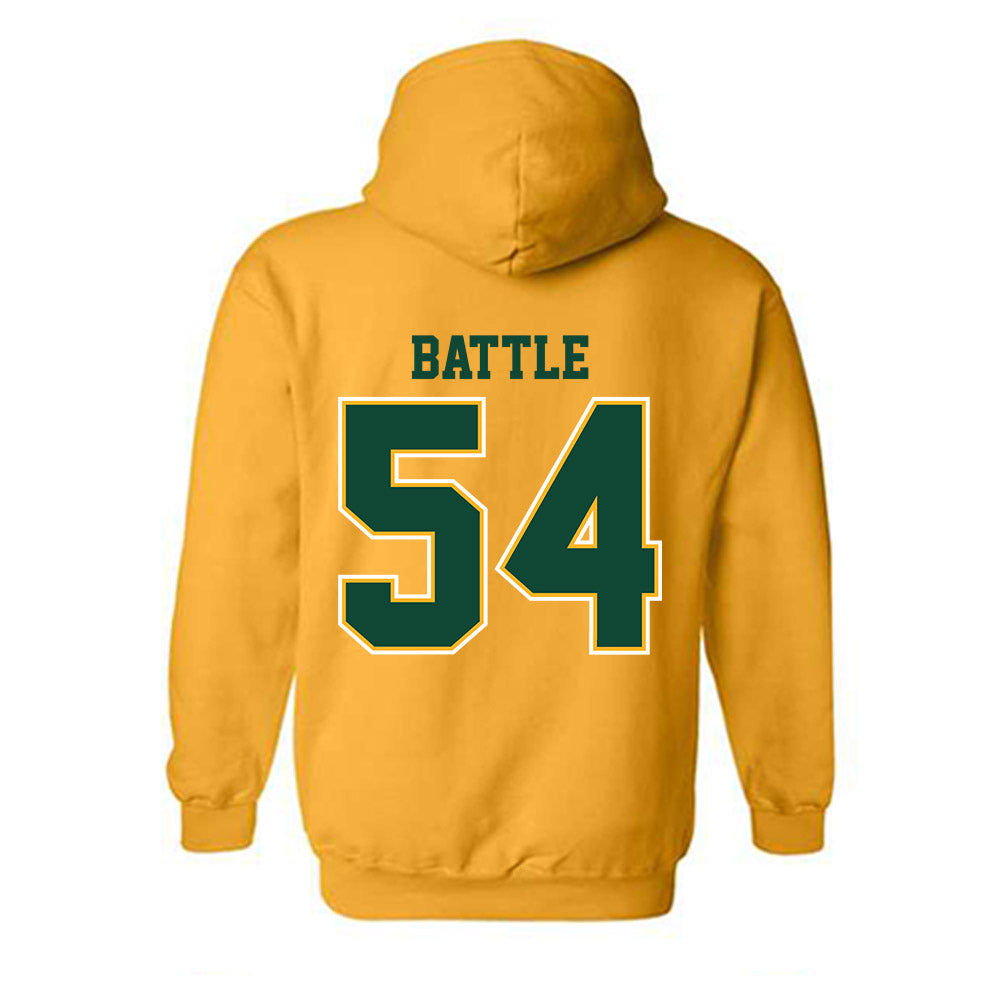 Baylor - NCAA Football : Jaelin Battle - Classic Shersey Hooded Sweatshirt-1