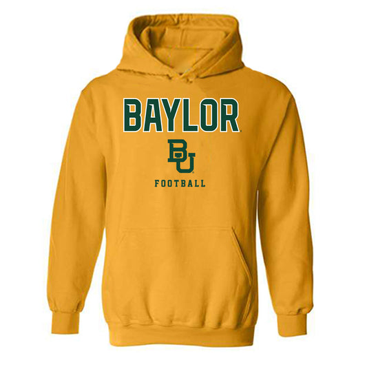 Baylor - NCAA Football : DeBraun Hampton - Classic Shersey Hooded Sweatshirt-0