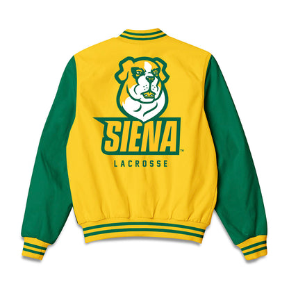 Siena - NCAA Men's Lacrosse : Leo Cataldo - Bomber Jacket-1
