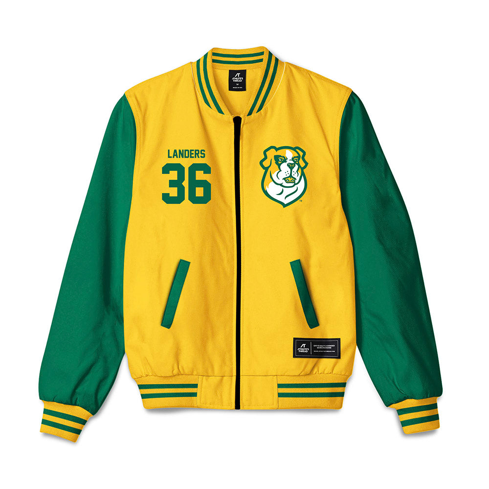 Siena - NCAA Men's Lacrosse : Christopher Landers - Bomber Jacket-0