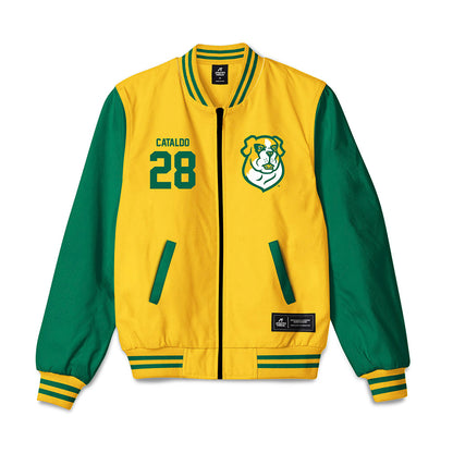Siena - NCAA Men's Lacrosse : Leo Cataldo - Bomber Jacket-0