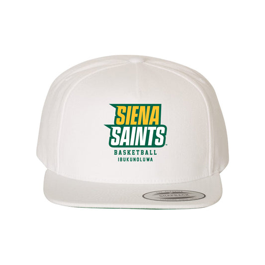 Siena - NCAA Men's Basketball : Timothy Ibukunoluwa - Snapback Hat-0