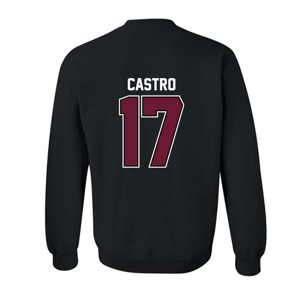 AAMU - NCAA Baseball : Isaac Castro - Crewneck Sweatshirt-1