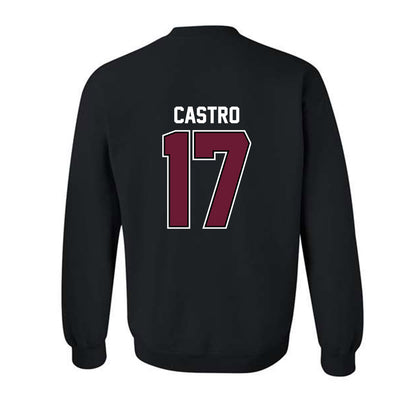 AAMU - NCAA Baseball : Isaac Castro - Crewneck Sweatshirt-1