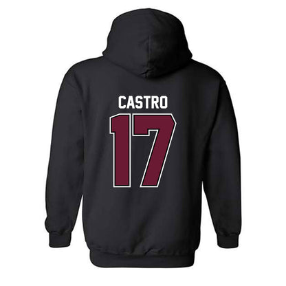 AAMU - NCAA Baseball : Isaac Castro - Hooded Sweatshirt-1