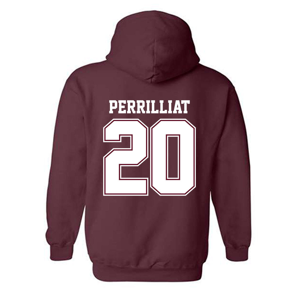 AAMU - NCAA Football : Byron Perrilliat - Classic Shersey Hooded Sweatshirt-1