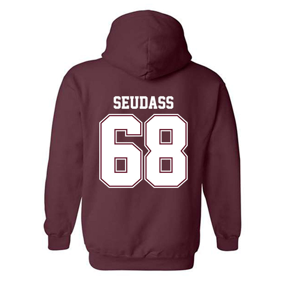 AAMU - NCAA Football : Joshua Seudass - Classic Shersey Hooded Sweatshirt-1