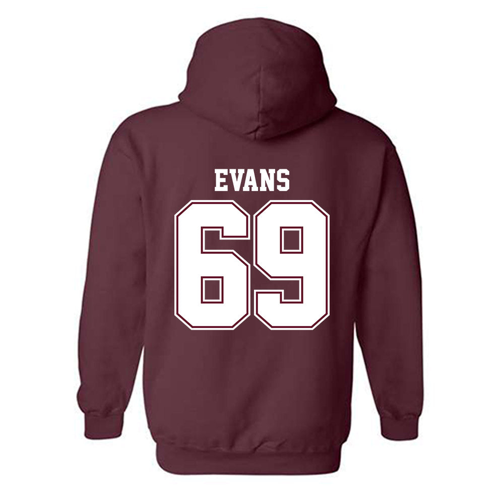 AAMU - NCAA Football : Kavaughn Evans - Classic Shersey Hooded Sweatshirt-1
