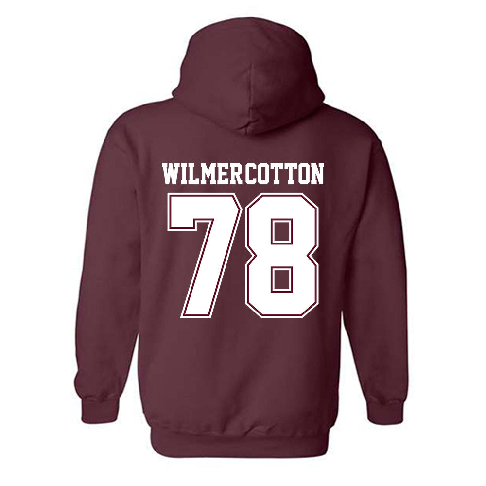 AAMU - NCAA Football : Jelani Wilmer-Cotton - Classic Shersey Hooded Sweatshirt-1