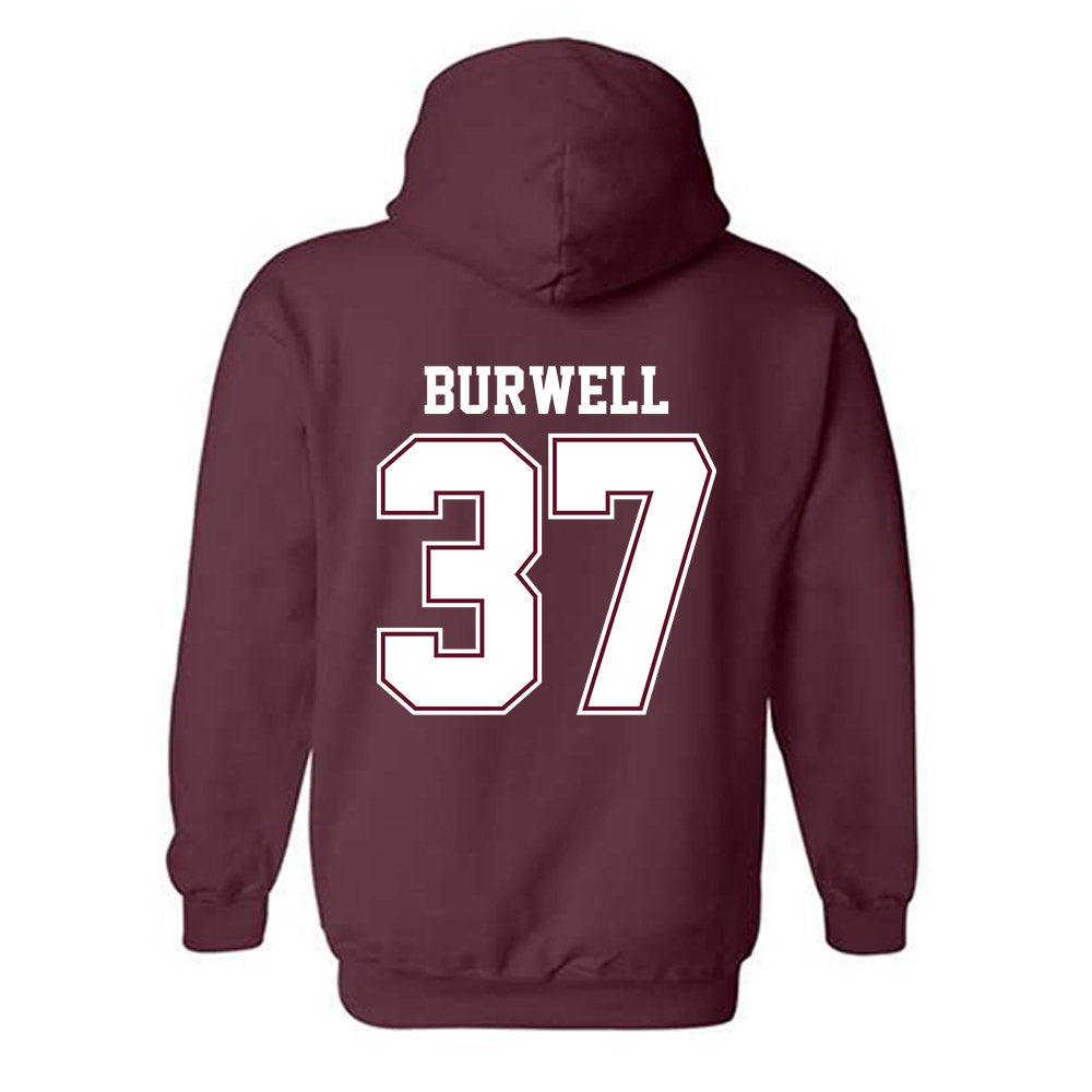 AAMU - NCAA Football : Darius Burwell - Classic Shersey Hooded Sweatshirt-1