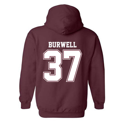 AAMU - NCAA Football : Darius Burwell - Classic Shersey Hooded Sweatshirt-1