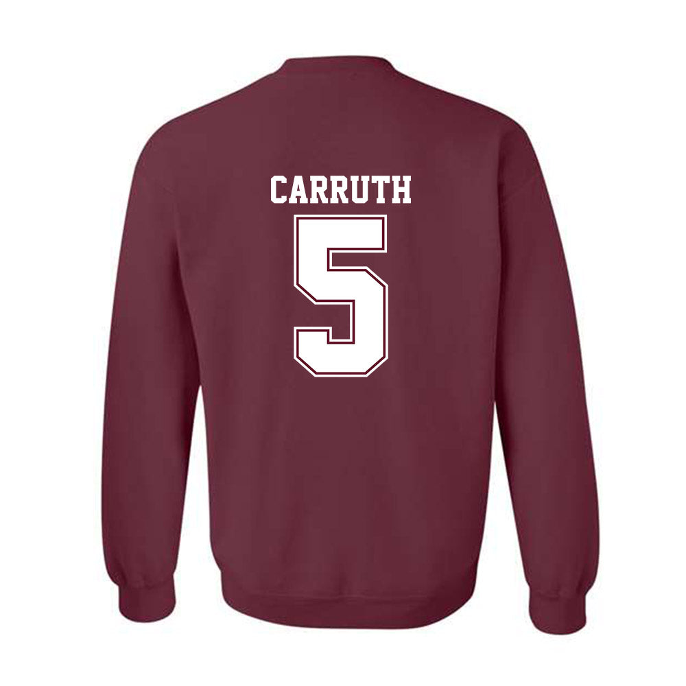 AAMU - NCAA Men's Basketball : Jalen Carruth - Classic Shersey Crewneck Sweatshirt-1
