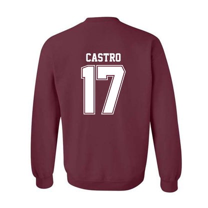 AAMU - NCAA Baseball : Isaac Castro - Classic Shersey Crewneck Sweatshirt-1