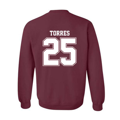 AAMU - NCAA Baseball : Antonio Torres - Classic Shersey Crewneck Sweatshirt-1