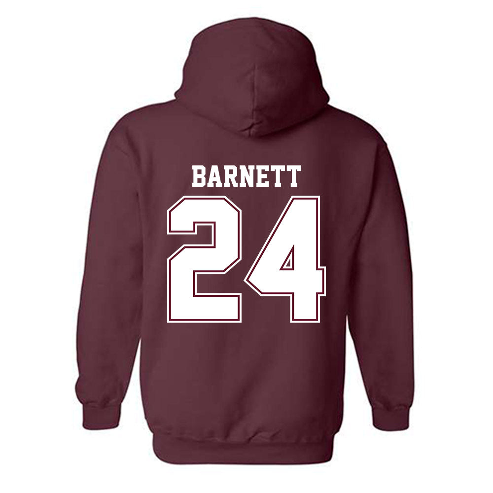 AAMU - NCAA Football : Javarion Barnett - Classic Shersey Hooded Sweatshirt-1