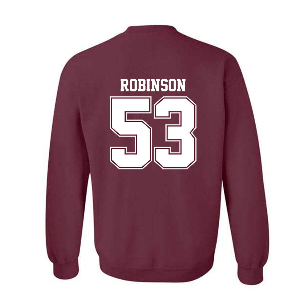AAMU - NCAA Football : John Robinson - Classic Shersey Crewneck Sweatshirt-1