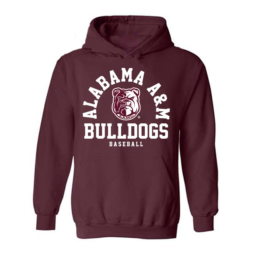 AAMU - NCAA Baseball : William Tarpley - Classic Shersey Hooded Sweatshirt-0