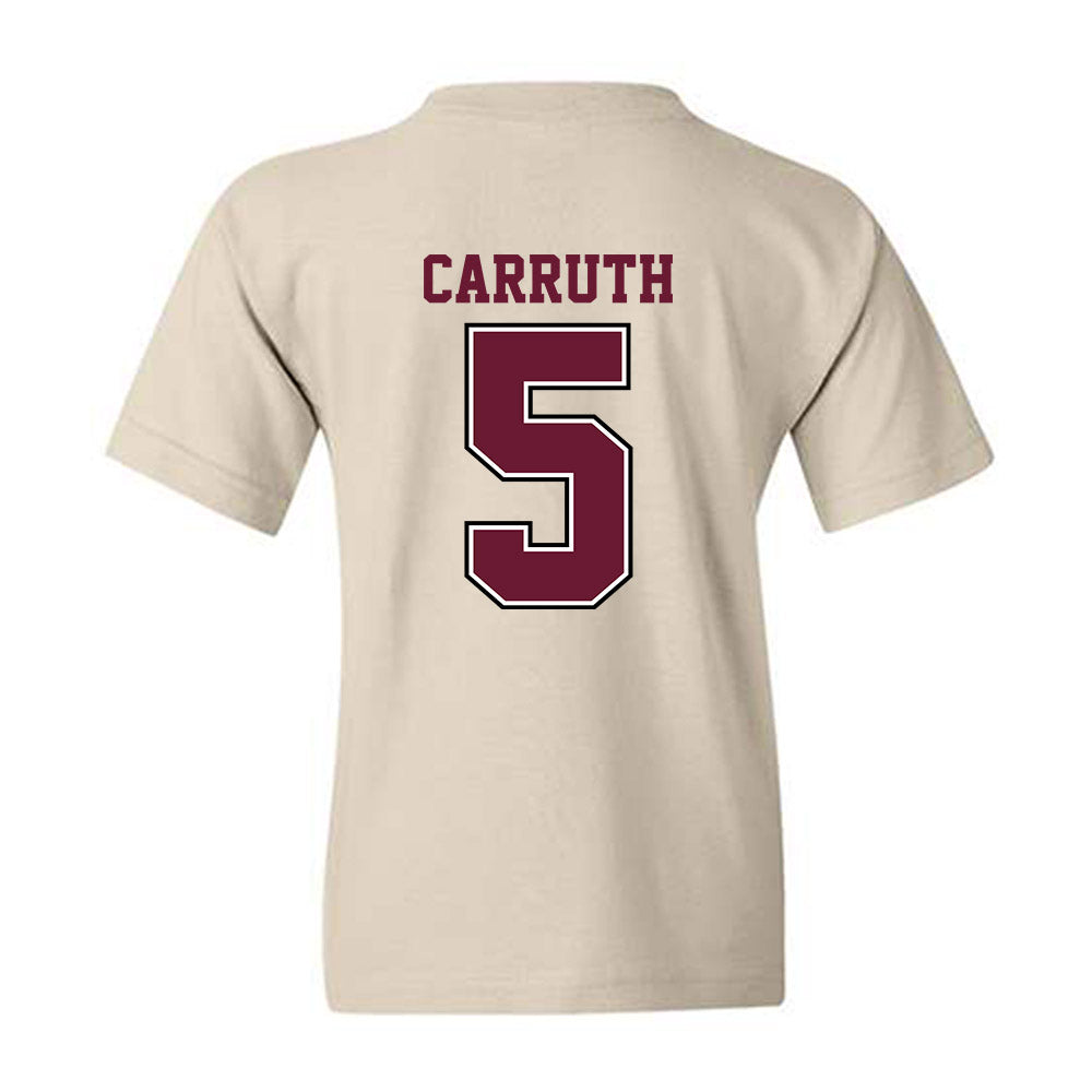 AAMU - NCAA Men's Basketball : Jalen Carruth - Classic Shersey Youth T-Shirt-1