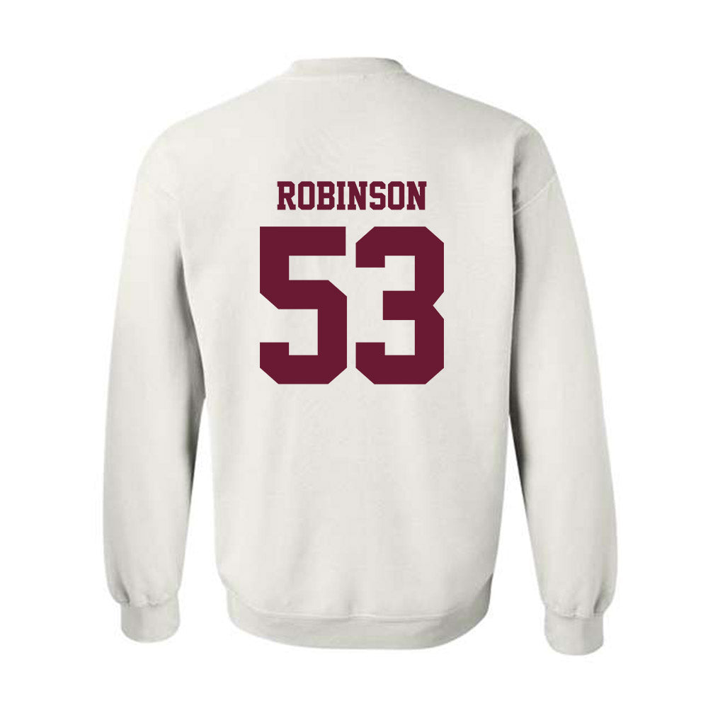 AAMU - NCAA Football : John Robinson - Classic Shersey Crewneck Sweatshirt-1