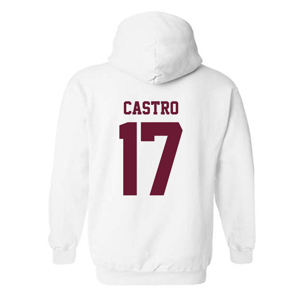AAMU - NCAA Baseball : Isaac Castro - Classic Shersey Hooded Sweatshirt-1