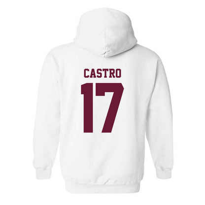 AAMU - NCAA Baseball : Isaac Castro - Classic Shersey Hooded Sweatshirt-1