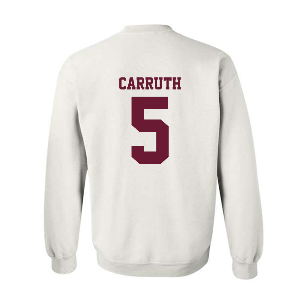 AAMU - NCAA Men's Basketball : Jalen Carruth - Classic Shersey Crewneck Sweatshirt-1