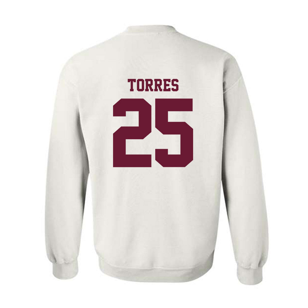 AAMU - NCAA Baseball : Antonio Torres - Classic Shersey Crewneck Sweatshirt-1