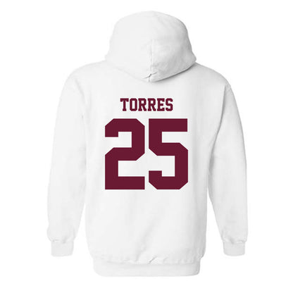 AAMU - NCAA Baseball : Antonio Torres - Classic Shersey Hooded Sweatshirt-1