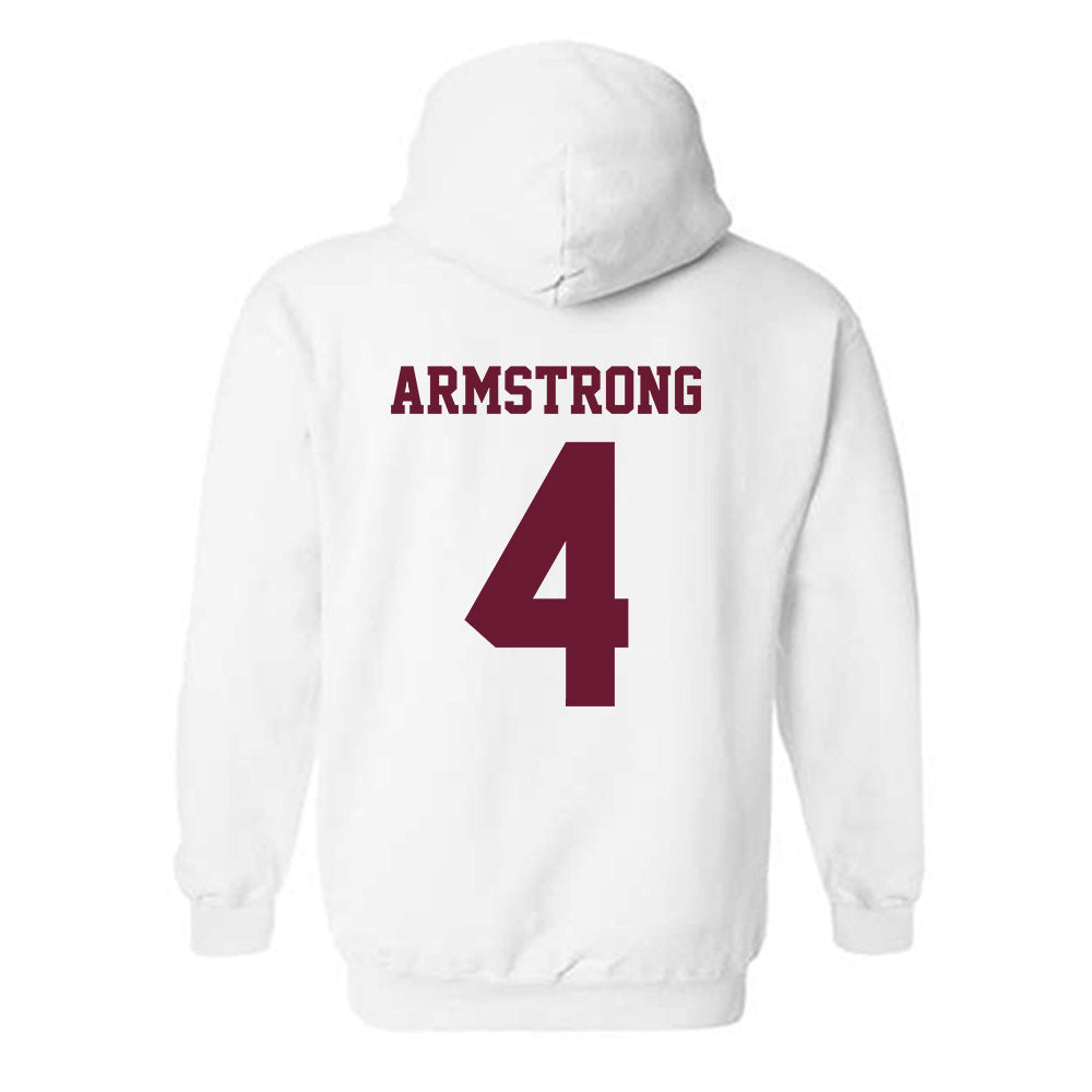 AAMU - NCAA Football : Mac Armstrong - Classic Shersey Hooded Sweatshirt-1