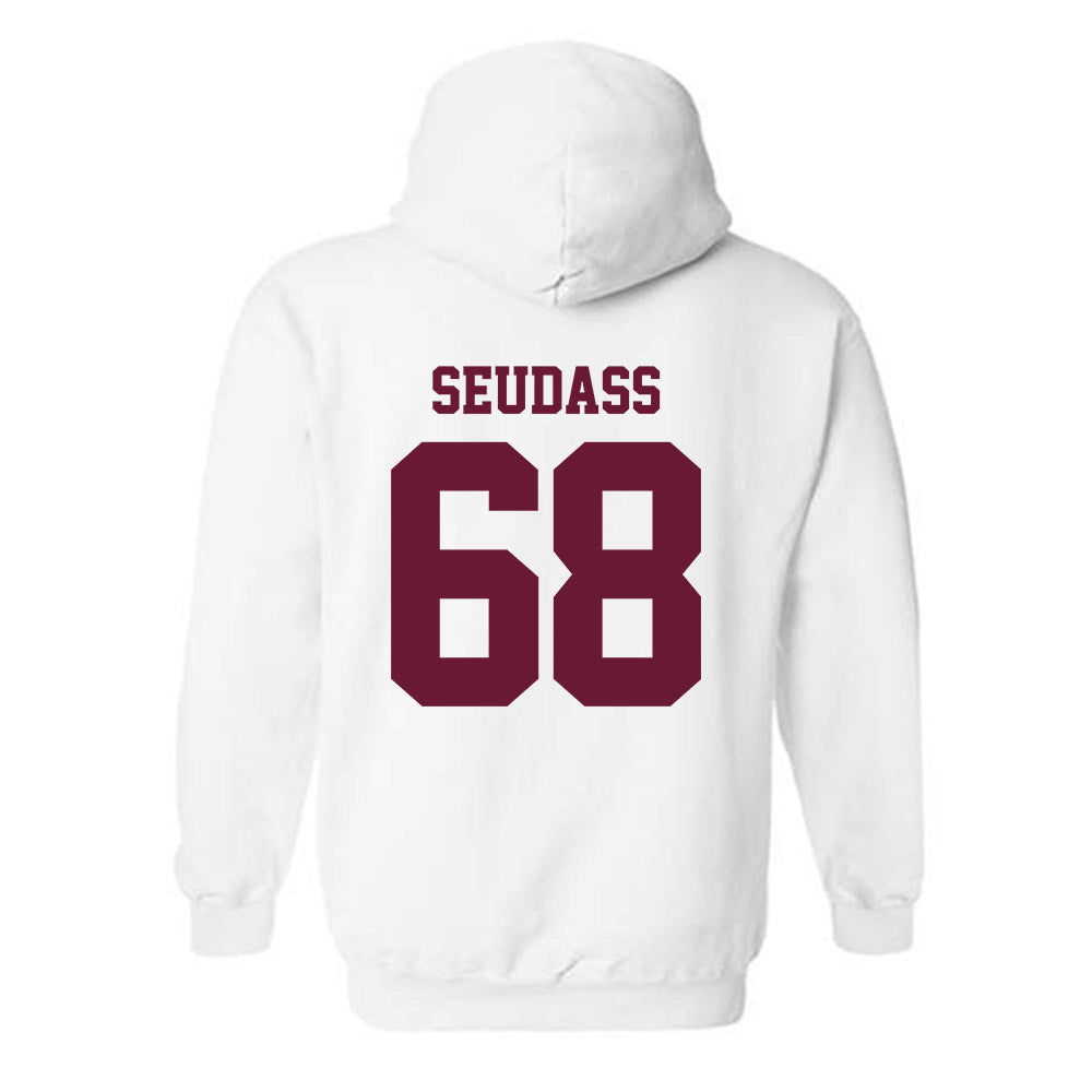 AAMU - NCAA Football : Joshua Seudass - Classic Shersey Hooded Sweatshirt-1