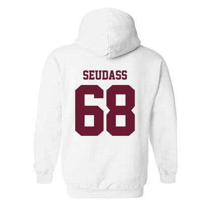 AAMU - NCAA Football : Joshua Seudass - Classic Shersey Hooded Sweatshirt-1