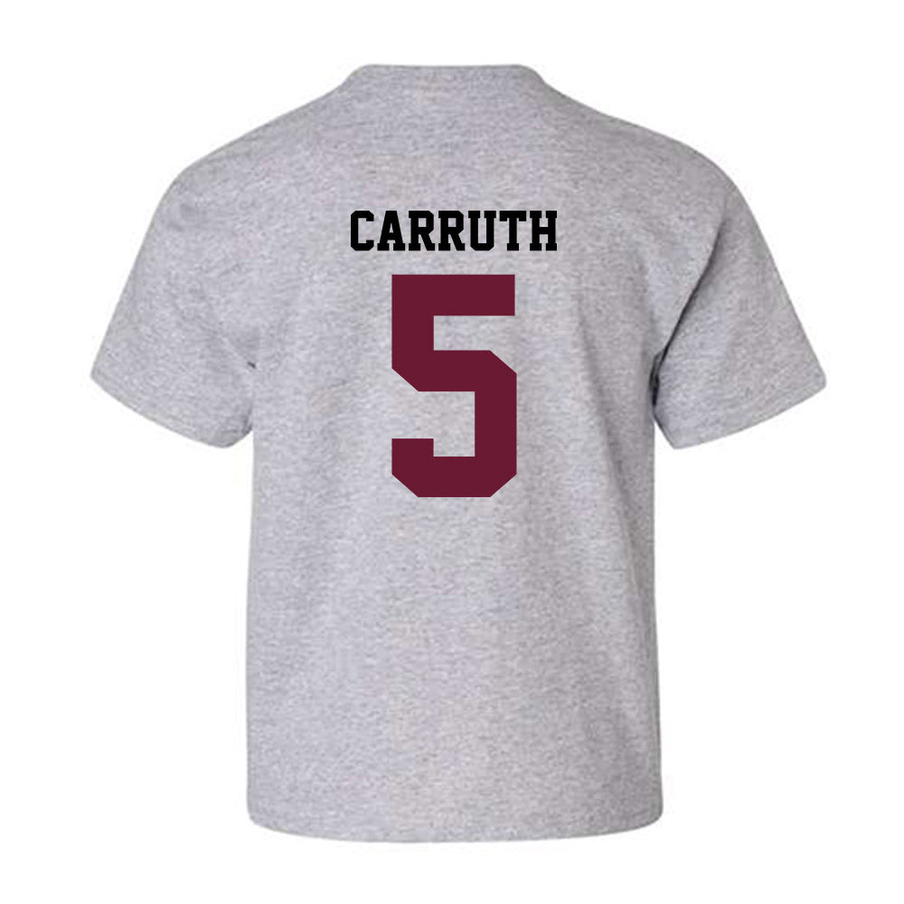 AAMU - NCAA Men's Basketball : Jalen Carruth - Classic Shersey Youth T-Shirt-1