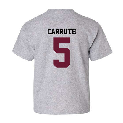 AAMU - NCAA Men's Basketball : Jalen Carruth - Classic Shersey Youth T-Shirt-1