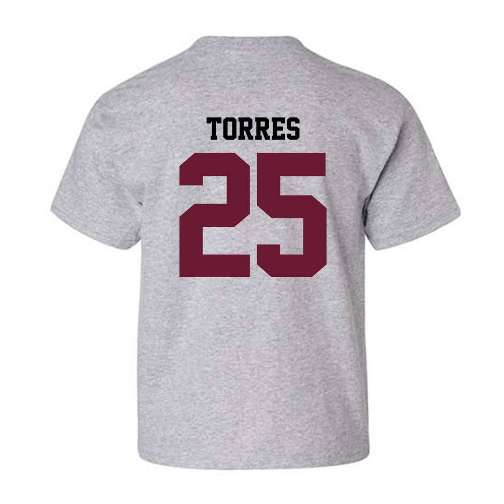 AAMU - NCAA Baseball : Antonio Torres - Classic Shersey Youth T-Shirt-1
