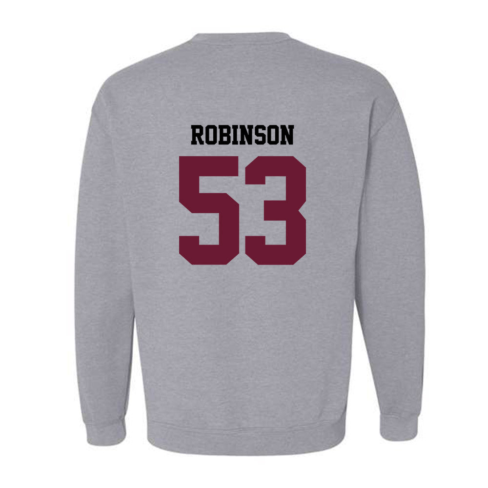 AAMU - NCAA Football : John Robinson - Classic Shersey Crewneck Sweatshirt-1