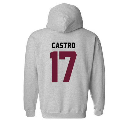 AAMU - NCAA Baseball : Isaac Castro - Classic Shersey Hooded Sweatshirt-1