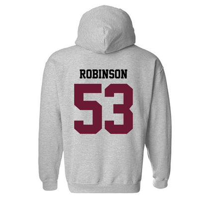 AAMU - NCAA Football : John Robinson - Classic Shersey Hooded Sweatshirt-1