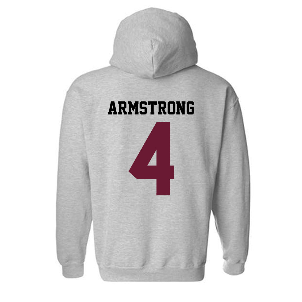 AAMU - NCAA Football : Mac Armstrong - Classic Shersey Hooded Sweatshirt-1