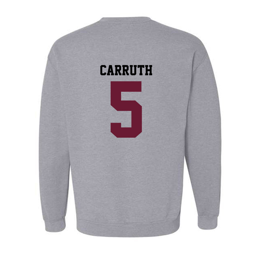 AAMU - NCAA Men's Basketball : Jalen Carruth - Classic Shersey Crewneck Sweatshirt-1