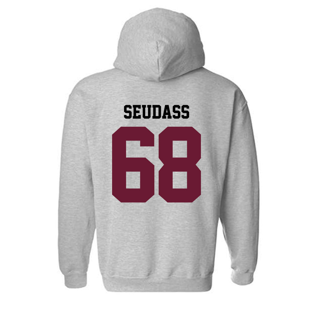 AAMU - NCAA Football : Joshua Seudass - Classic Shersey Hooded Sweatshirt-1