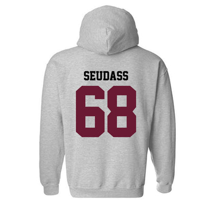 AAMU - NCAA Football : Joshua Seudass - Classic Shersey Hooded Sweatshirt-1